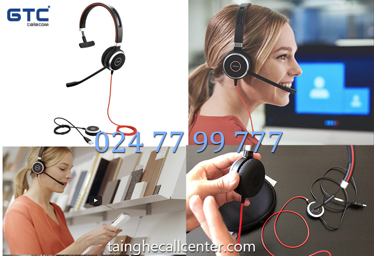Jabra Evolve 40 MS mono tai nghe chuyên dụng cho các callcenter