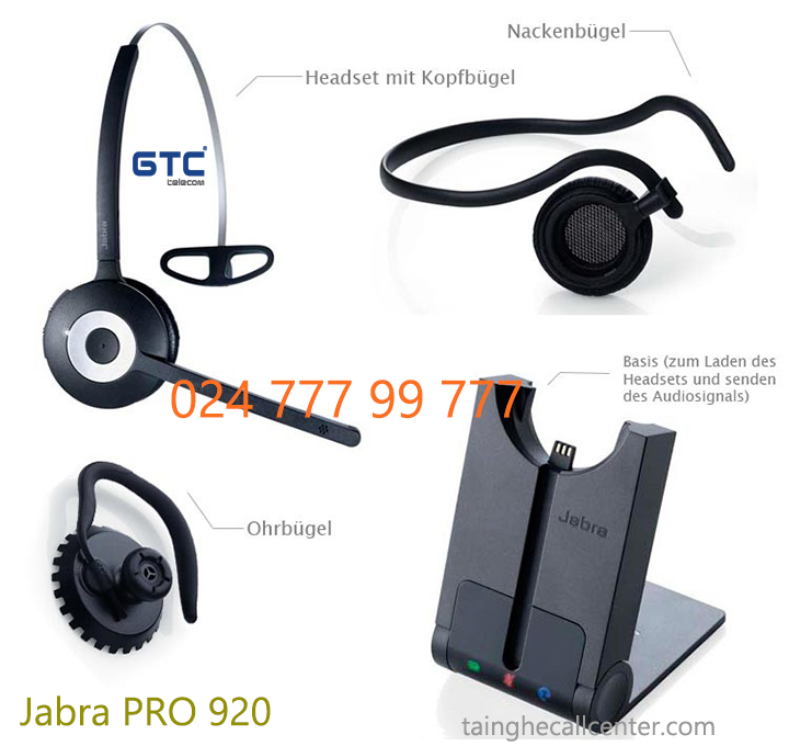 Tai nghe Jabra Pro 920 đột phá công nghệ không dây cao cấp