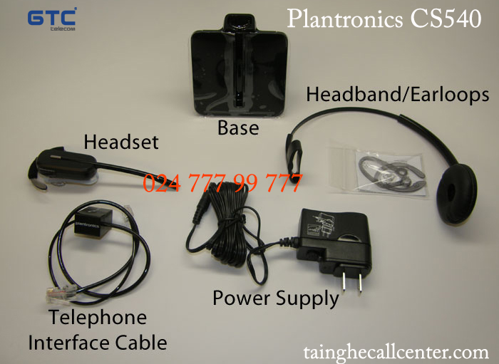 Tai nghe chuyên dụng không dây Plantronics CS540