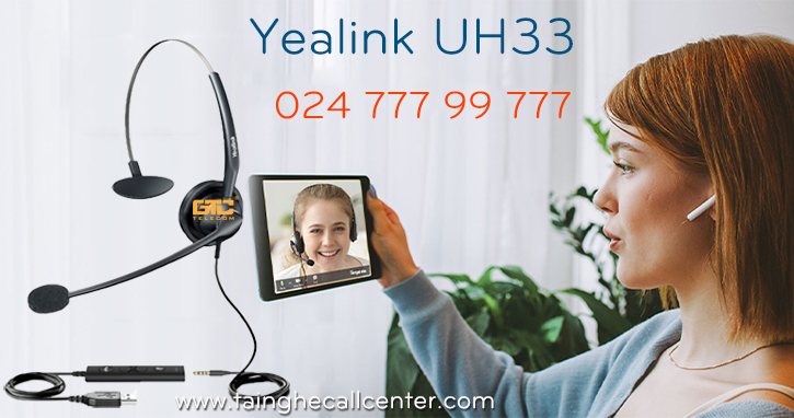 Chọn Tai nghe Yealink UH33 cho học trực tuyến